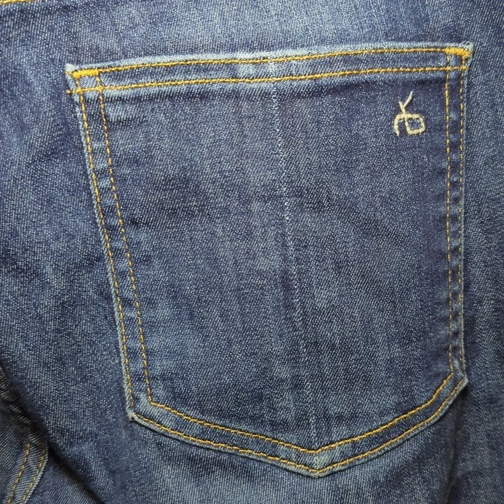 Rag & Bone 10" Ankle Skinny Jeans in Mad River Blue Dark Wash Women's Size 27 - Picture 9 of 9